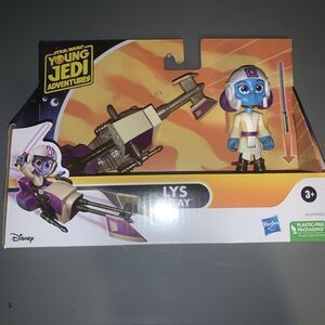 STAR‎ WARS Young Jedi Adventures -LYS SOLAY- & SPEEDER BIKE Set  NEW